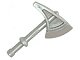 LEGO onderdeel Duplo Utensil Axe / Tomahawk with Tapered Round Handle Top and Solid Handle Bottom (51268)