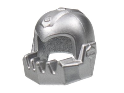 LEGO onderdeel Minifigure, Headgear Helmet Chin Guard Oversized Jagged (62697)