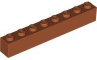 LEGO part Stein 1 x 8 3008