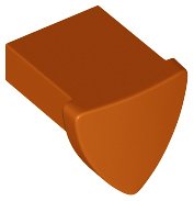 LEGO part Tuile, Modifiée 1 x 1 avec Dent / Oreille Verticale, Triangulaire 35463