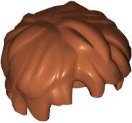 LEGO onderdeel Minifigure, Hair Thick and Messy 36762