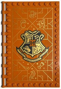 LEGO part Tile, Modified 10 x 16 with Studs on Edges and Bar Handles with Hogwarts Transfiguration Class Pattern 69934pb003