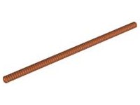 LEGO part Hose, Ribbed 7mm D. 24L / 19.2cm (78c24)