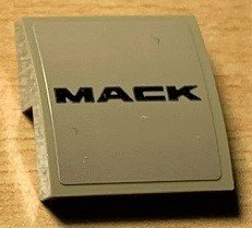 LEGO part Schräge, Curved 2 x 2 x 2/3 with 'MACK' Pattern (Sticker) - Set 42078 (15068pb296)