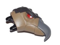 LEGO part Testa Figura Grande Modificata Chima Avvoltoio con Occhi Rossi Motivo 15374c01pb01