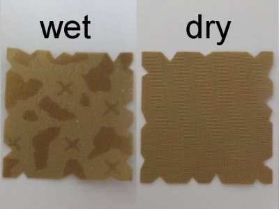 LEGO part Cloth Treasure Map 3.5 x 3.5 (map becomes visible when wet) (53460)