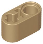 LEGO part Technic, Liftarm Thick 1 x 2 - Axle Hole (60483)