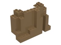 LEGO part Rock Panel 4 x 10 x 6 Rectangular (BURP) 6082