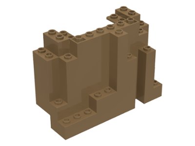 LEGO part Rock Panel 4 x 10 x 6 Rectangular (BURP) (6082)