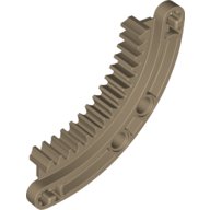 LEGO part Technic, Gear Rack 6 x 6 Curved (78442)