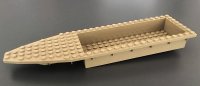 LEGO onderdeel Boat, Hull Unitary 28 x 8, Top 92711