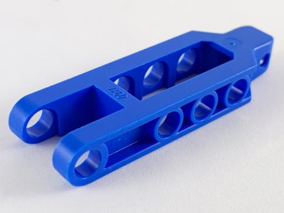 LEGO part Technic, Steering Arm 6.5 x 2 with Tow Ball Socket Squared, Un-Chamfered (2738)