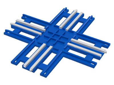 LEGO part Train, Track 12V Crossing (3232)