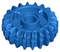 LEGO onderdeel Technic, Gear 20 Tooth Double Bevel with Clutch on Both Sides 35185
