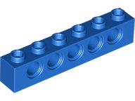 LEGO part Technic, Brick 1 x 6 with Holes 3894