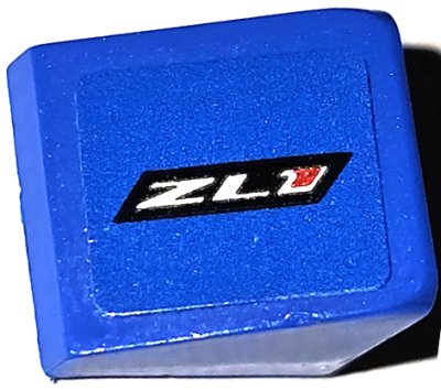 LEGO part Slope 30 1 x 1 x 2/3 with Black, White and Red 'ZL1' Pattern (Sticker) - Set 75891 (54200pb120)