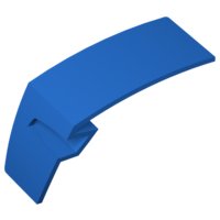 LEGO part Technic, Panel Car Mudguard Left 61071