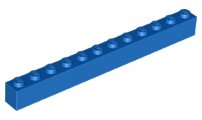 LEGO part Brick 1 x 12 (6112)