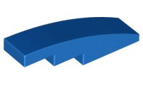 LEGO part Slope, Curved 4 x 1 (61678)