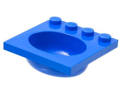 LEGO part Container, Sink 4 x 4 with Elliptical Basin (6195)