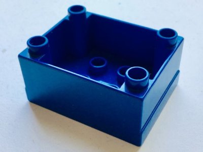 LEGO part Duplo, Train Locomotive Cabin Base (6407)