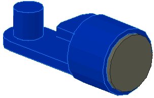 LEGO part Magnet Coupling, Train, for Train Base (735)
