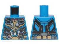 LEGO part Torso Armor with Black Circles Pattern (Thor) 973pb4682