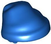 LEGO part Minifigure, Headgear Hat, Cloth Wrap / Bandana with Single Tail in Back x70