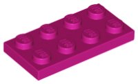 LEGO part Platte 2 x 4 3020