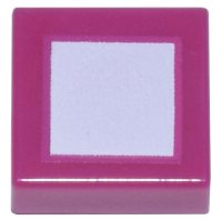 LEGO part Tile 1 x 1 with White Square Pattern (Minecraft Devourer Eye) 3070pb354