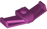 LEGO part Vehicle, Formula 1 Front Wing with Top Stud (6682)