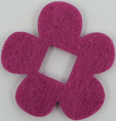 LEGO part Felt Fabric 4 x 4 Flower Thick with Square Hole (66829)