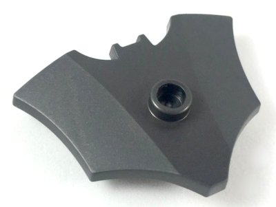 LEGO onderdeel Minifigure, Weapon Batarang, Shield Size with Stud on Front (37720a)
