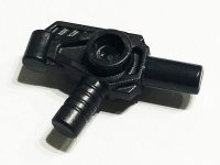 LEGO part Minifigure, Weapon Pistol, Bar on Front, Studs on Sides, Handle on Back and Bottom 50018b