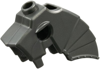 LEGO part Horse Battle Helmet, Stud on Top and 3 Neck Plates (Unicorn) (89524)