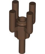 LEGO onderdeel Staaf 1.2L met Bovenkraal en 4 Staafarmen Omhoog (Palmboomtop) 2566