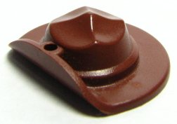 LEGO part Minifigure, Headgear Hat, Wide Brim Flat (30167)
