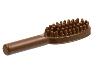 LEGO part Minifigure, Utensil Hairbrush - 14mm Handle (3852a)