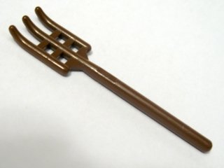 LEGO part Minifigure, Utensil Pitchfork - Handle with Round End (4496)