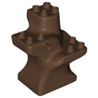 LEGO onderdeel Duplo, Plant Tree Trunk Segment Base (6411)