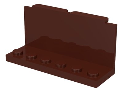 LEGO part Homemaker Windowsill Wall Panel 2 x 6 x 2 1/3 (679)
