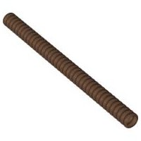 LEGO onderdeel Hose, Ribbed 7mm D. 13L / 10.4cm (78c13)