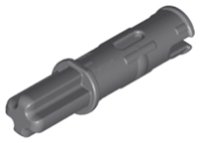 LEGO onderdeel Technic, As  1L met Pin 2L met Wrijvings Richels 11214