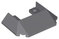 LEGO part Wedge 6 x 4 Cutout (Train Roof) 13269