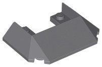 LEGO part Wedge 6 x 4 Cutout (Toit de Train) (13269)