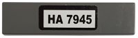 LEGO part Tile 1 x 4 with Black 'HA 7945' on White Background Pattern (Adesivo) - Set 7945 2431pb0138