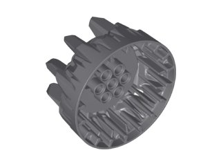 LEGO part Rueda Plástico Duro con Tacos Grandes y Bridas (27254)