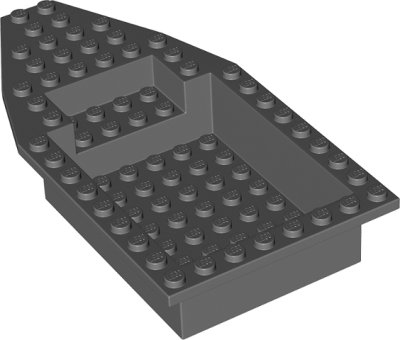LEGO part Boat, Hull Unitary 16 x 8, Top (28535)