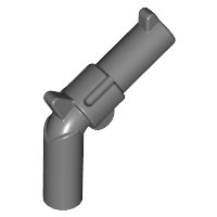 LEGO part Minifigure, Arma Pistola, Revolver - Canna Larga e Impugnatura Solida (30132)