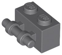 LEGO part Mattone, Modificato 1 x 2 con Maniglia a Barra su Lato (30236)